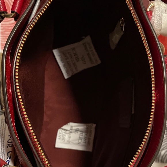 Red Leather Handbag - Picture 5 of 5